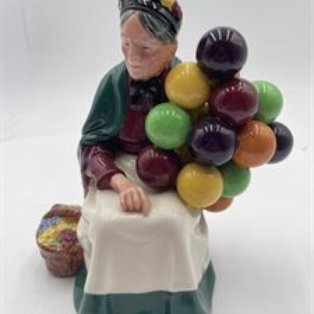 Vintage Piece By Royal Doulton Titled The Old Balloon